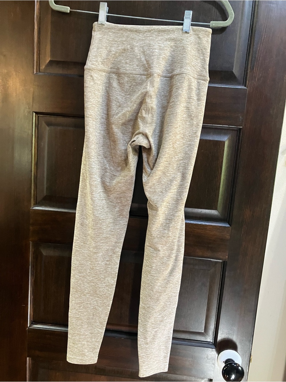 Beyond Yoga Heathered Taupe Leggings